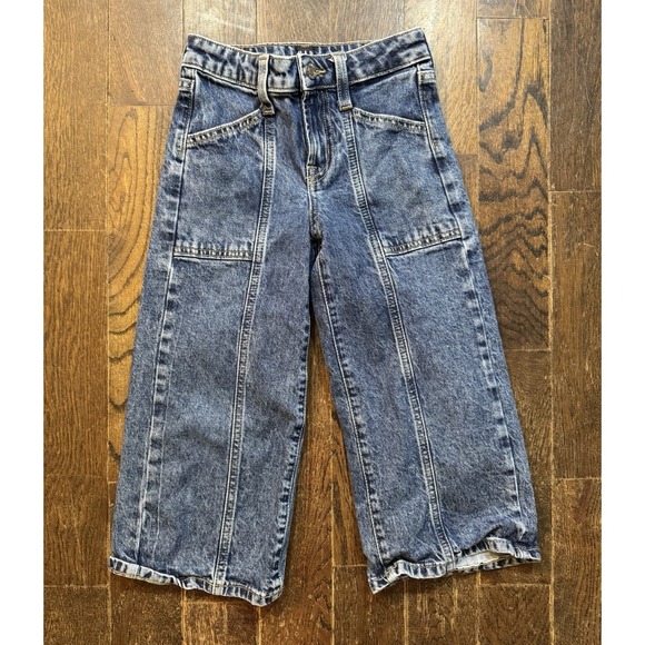 Gap Kids Other - Gap Kids Denim Size 6 Wide Leg Jeans  Adjustable waist 90s style